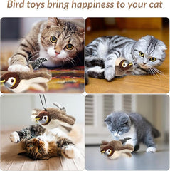 Flying Bird Cat Toy (لعبة قطط طائر متحرك)